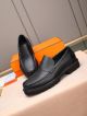 Hermes Black Calfskin Leather Man Shoes 0610 05 (7)_th.jpg